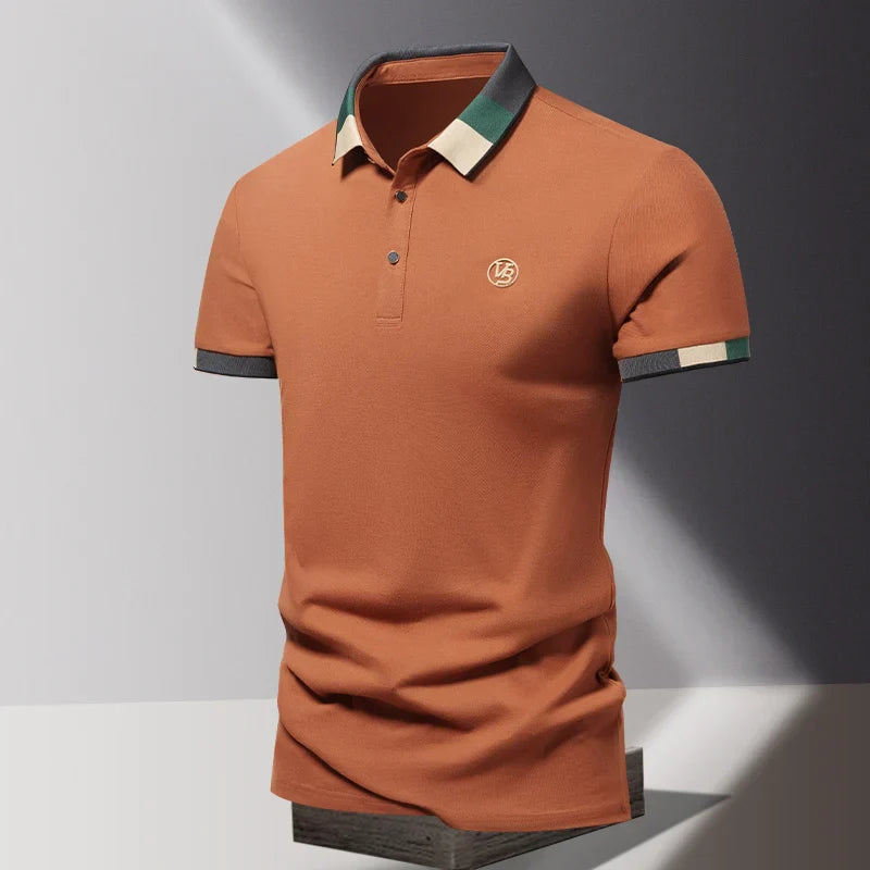 TERRACOTTA POLO SHIRT FOR MEN