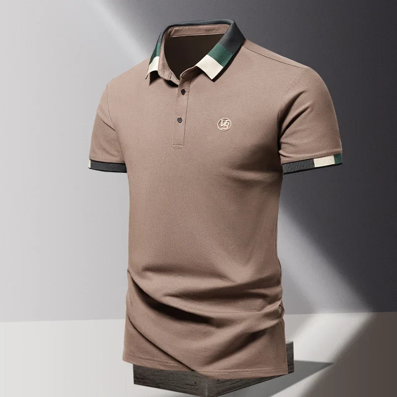TERRACOTTA POLO SHIRT FOR MEN