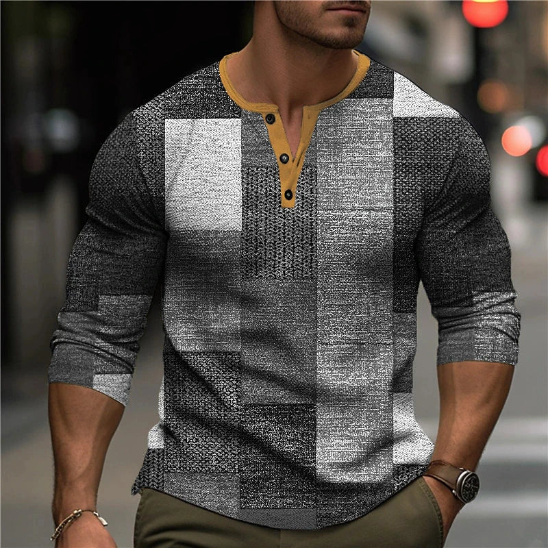 COLOURFUL 3D PRINT SHIRT FOR MEN