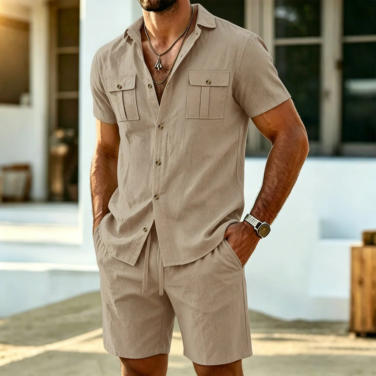 LIGHTWEIGHT SUMMER SET FOR MEN