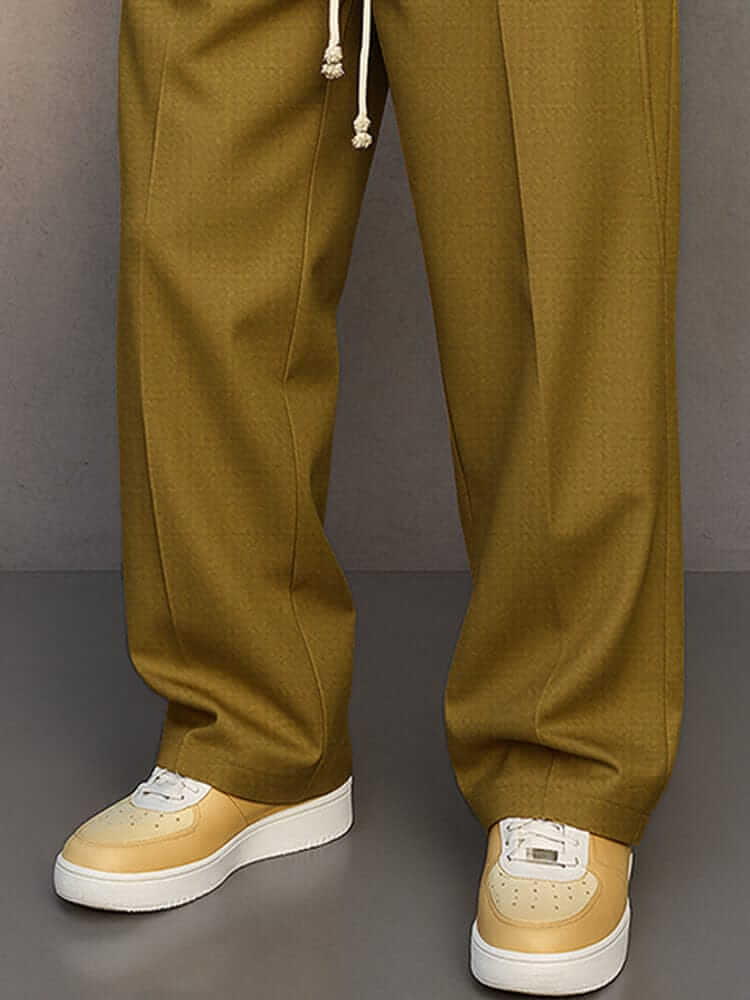 RELAXED COTTON TROUSERS FOR MEN