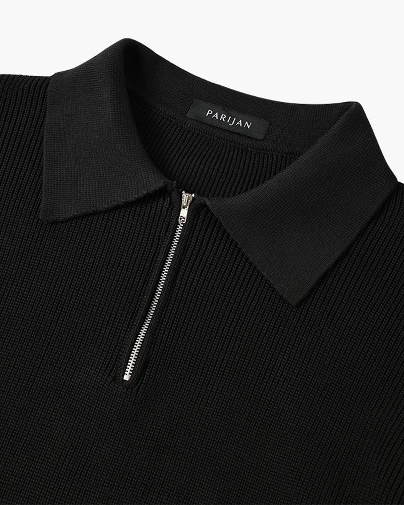 TEXTURED ZIP SWEATER FOR MEN