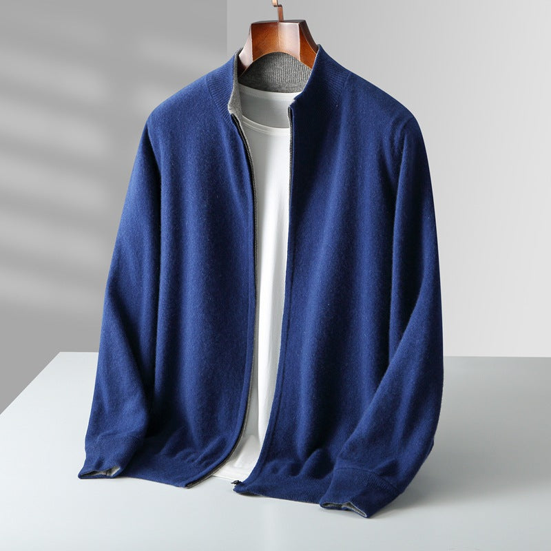 WENTWORTH LONDON | ZIPPERED KNIT CARDIGAN FOR MEN