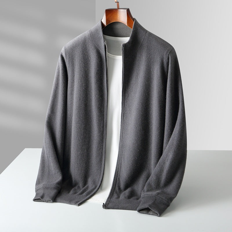 WENTWORTH LONDON | ZIPPERED KNIT CARDIGAN FOR MEN