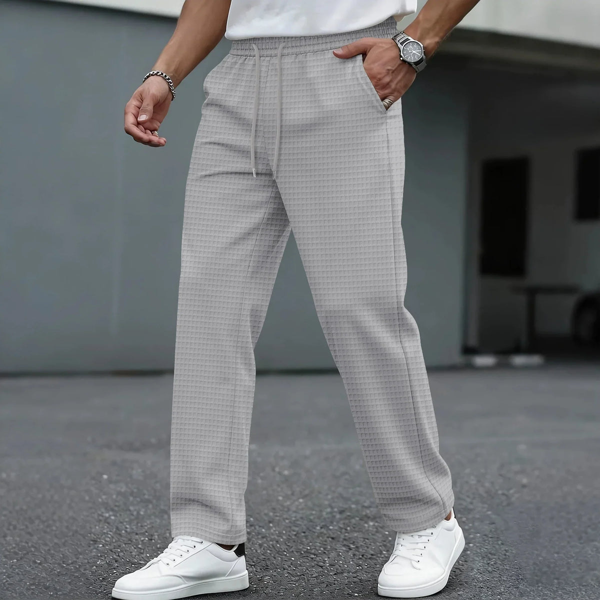 ADJUSTABLE JOGGER TROUSERS FOR MEN