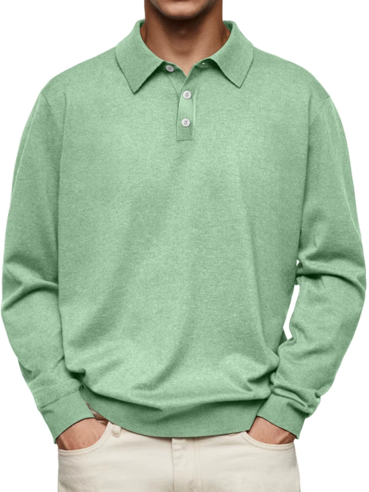 WENTWORTH LONDON | LONG SLEEVE POLO SHIRT FOR MEN
