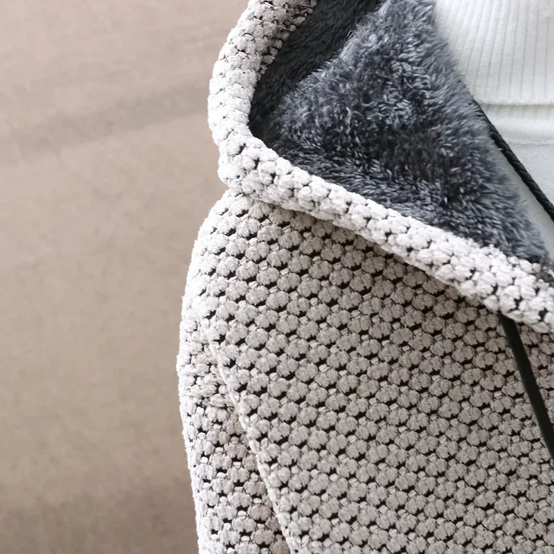 KNITTED HOODIE FOR MEN