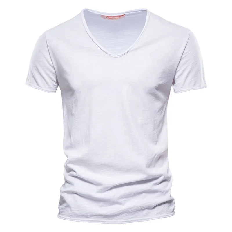 RIBBED SUMMER T-SHIRT FOR MEN