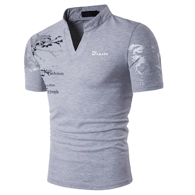 BOLD GRAPHIC POLO SHIRT FOR MEN