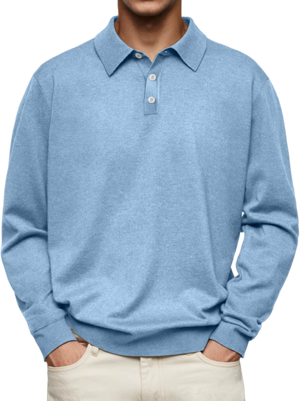 WENTWORTH LONDON | LONG SLEEVE POLO SHIRT FOR MEN