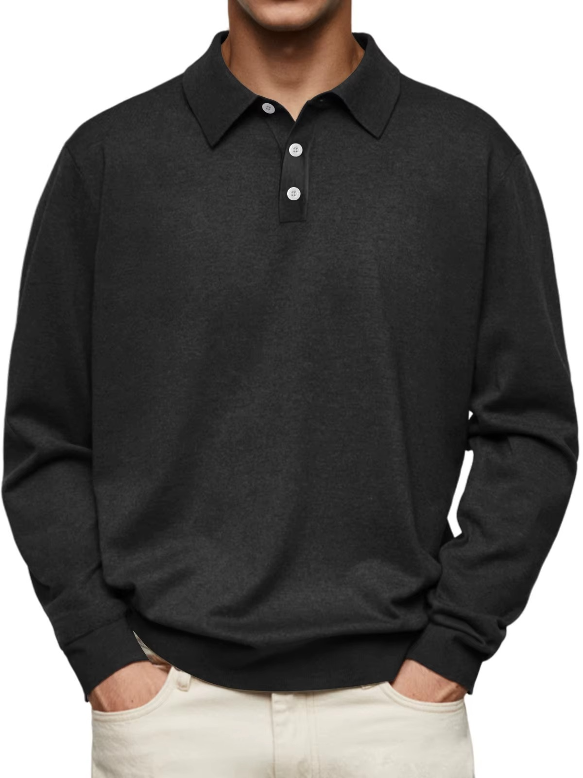 WENTWORTH LONDON | LONG SLEEVE POLO SHIRT FOR MEN