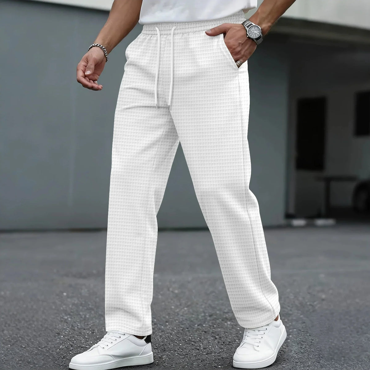 ADJUSTABLE JOGGER TROUSERS FOR MEN