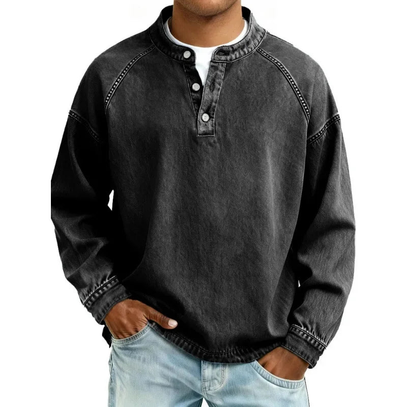 RETRO BUTTON SHIRT FOR MEN