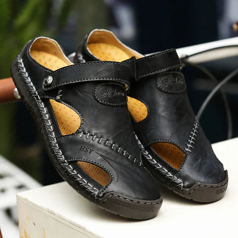 CLASSIC LEATHER SANDALS FOR MEN