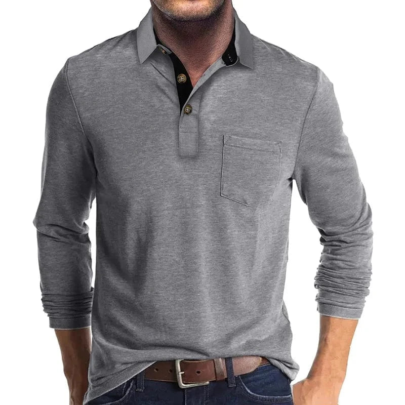 WENTWORTH LONDON | CLASSIC LONG SLEEVE POLO FOR MEN