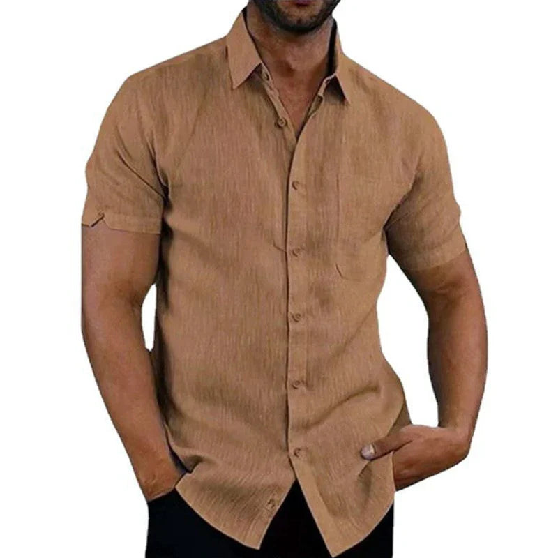 LINEN TEXTURE SHIRT FOR MEN