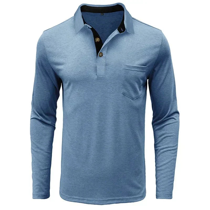 WENTWORTH LONDON | CLASSIC LONG SLEEVE POLO FOR MEN
