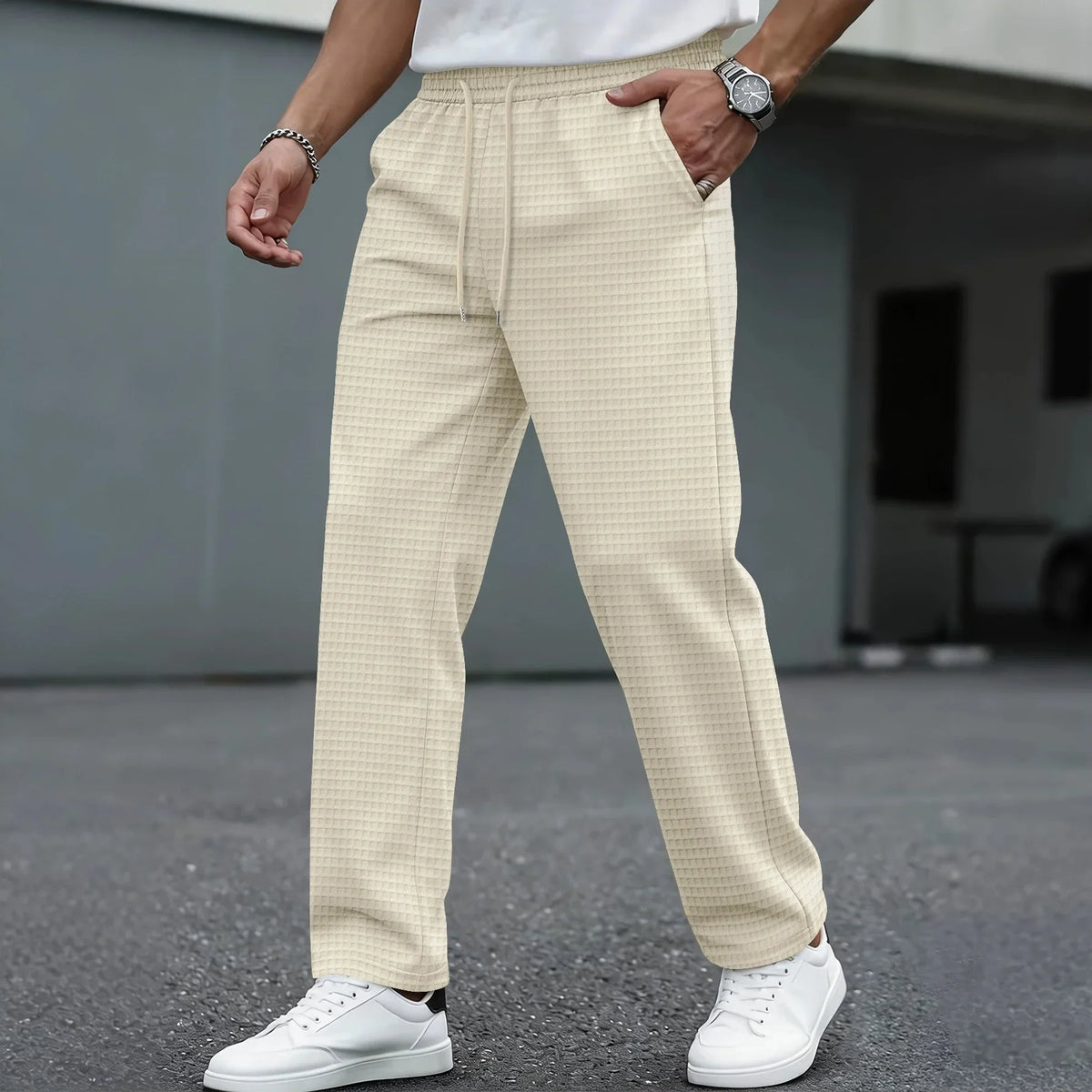 ADJUSTABLE JOGGER TROUSERS FOR MEN