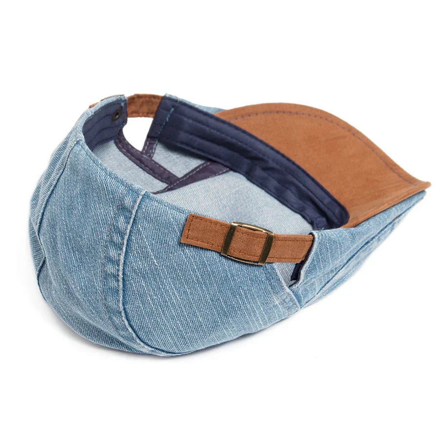 DENIM FLAT CAP FOR MEN