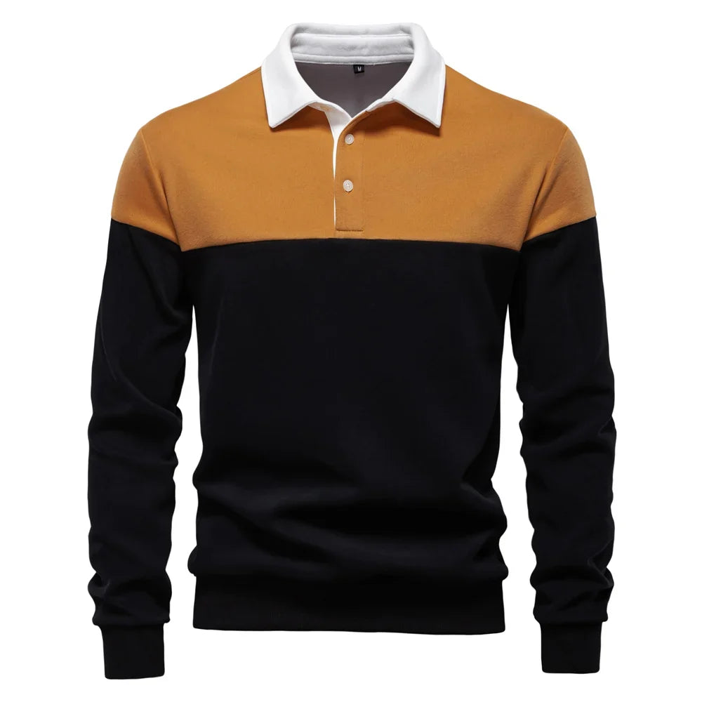 COLLARED POLO SWEATER FOR MEN