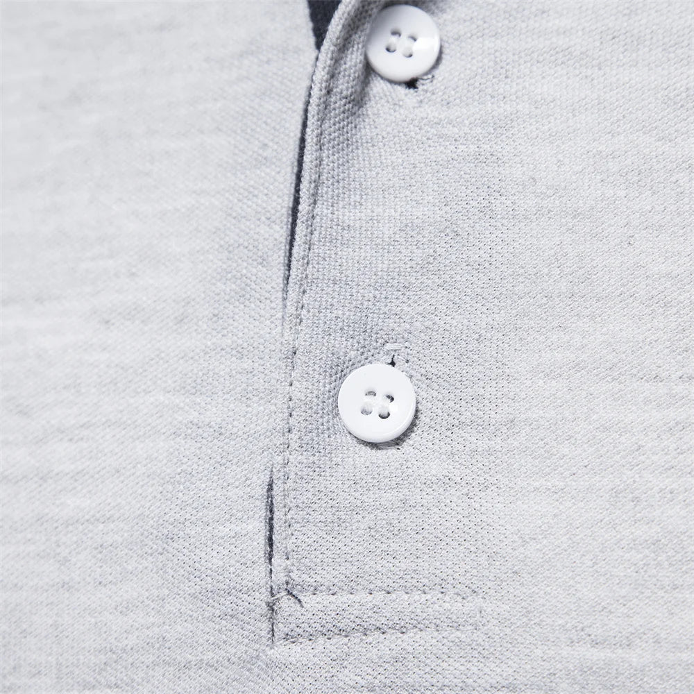 LONG SLEEVE POLO SHIRT FOR MEN