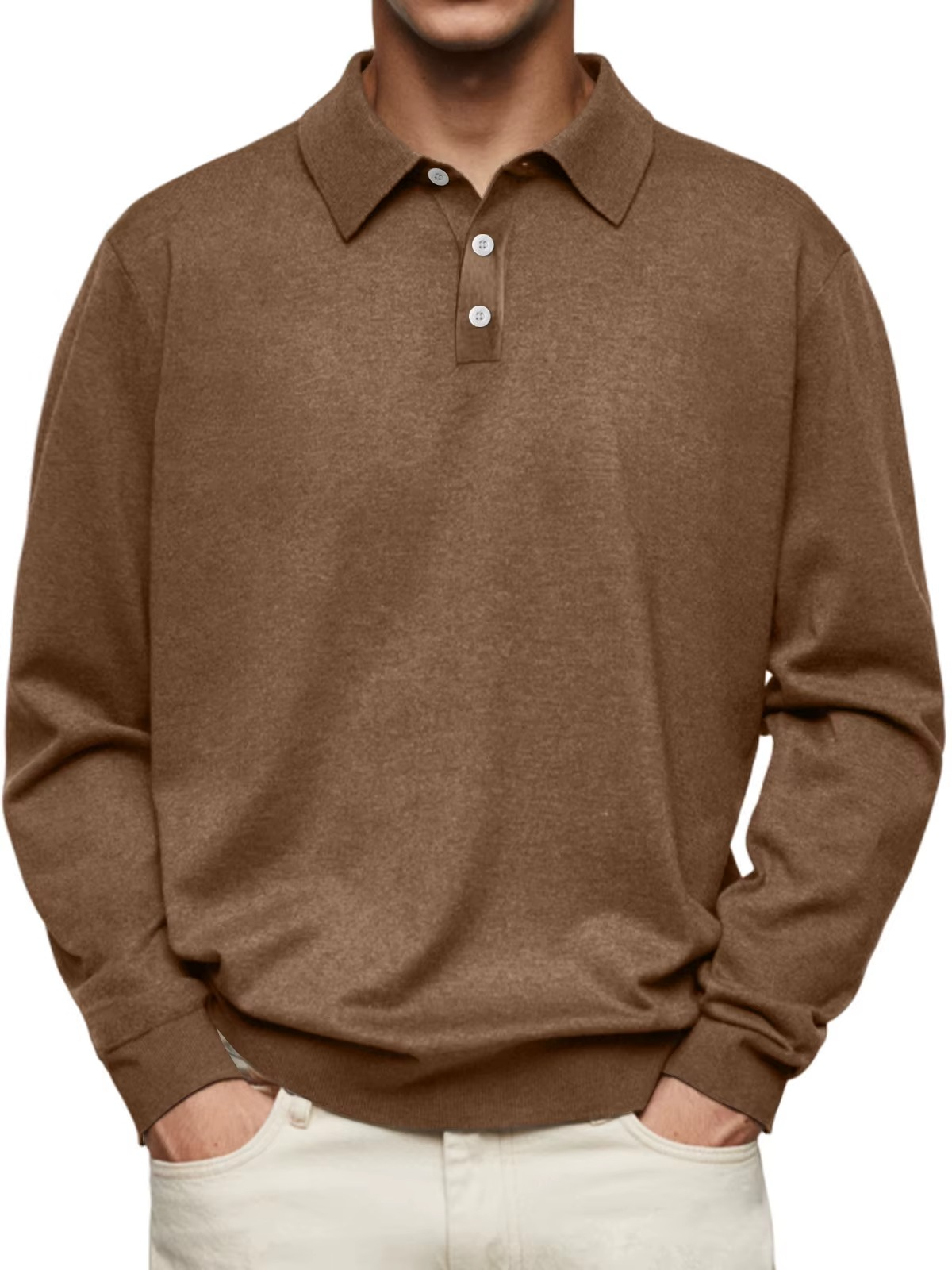 WENTWORTH LONDON | LONG SLEEVE POLO SHIRT FOR MEN