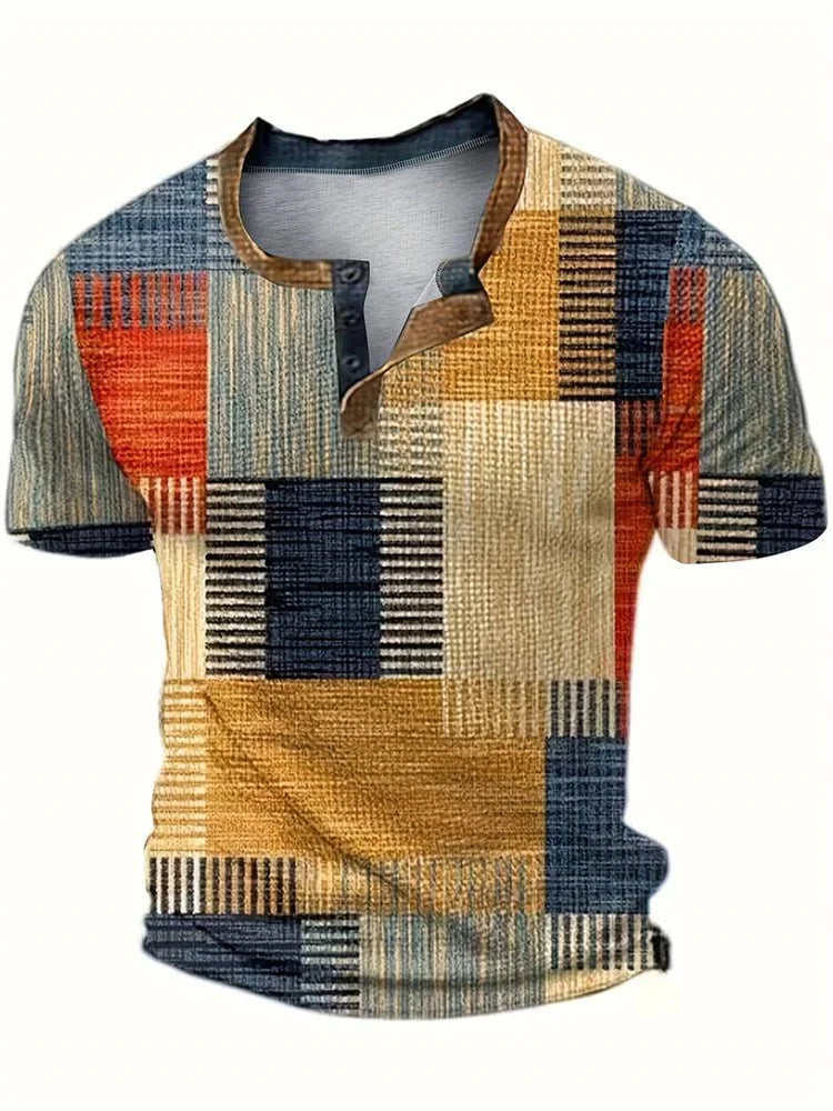 PATCHWORK T-SHIRT FOR MEN