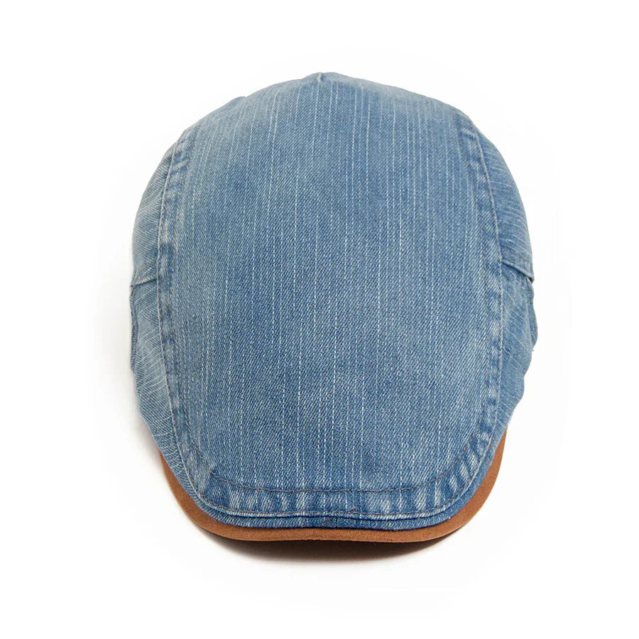 DENIM FLAT CAP FOR MEN