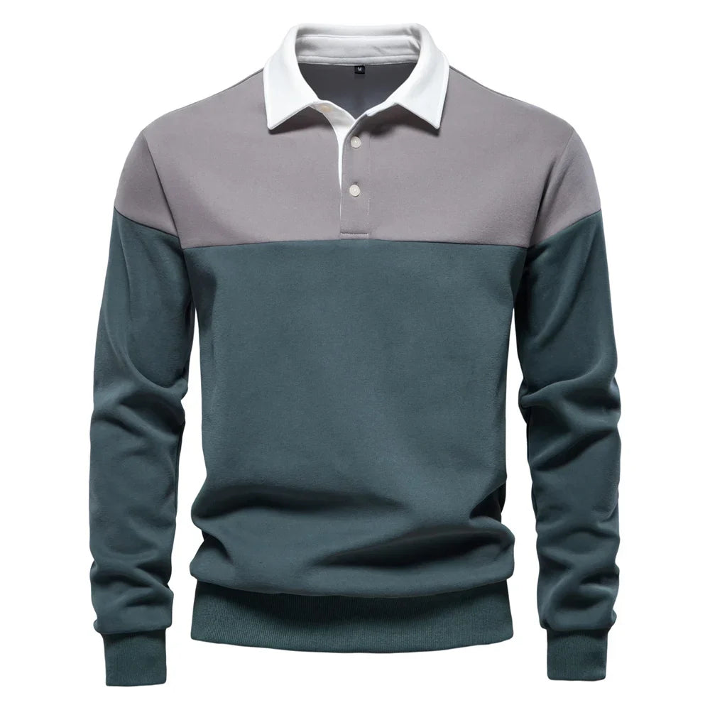 COLLARED POLO SWEATER FOR MEN