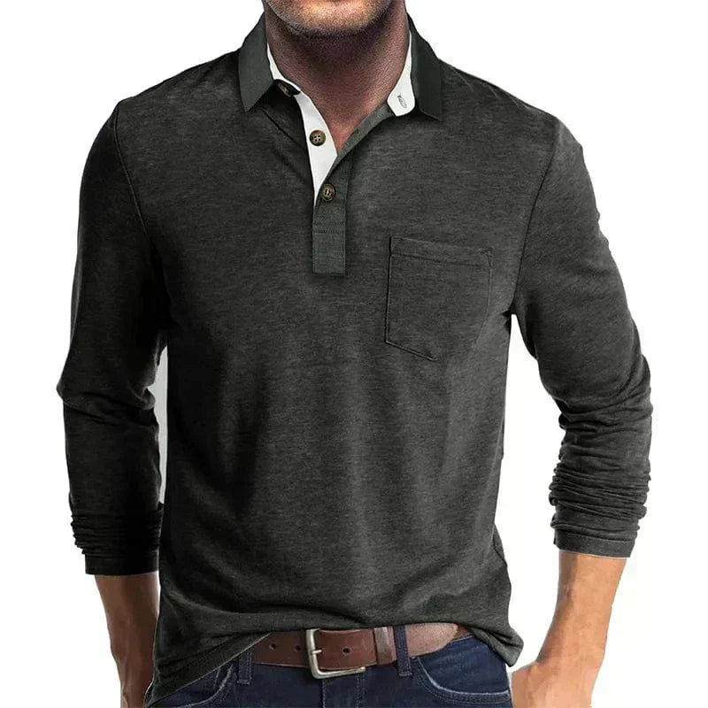 WENTWORTH LONDON | CLASSIC LONG SLEEVE POLO FOR MEN