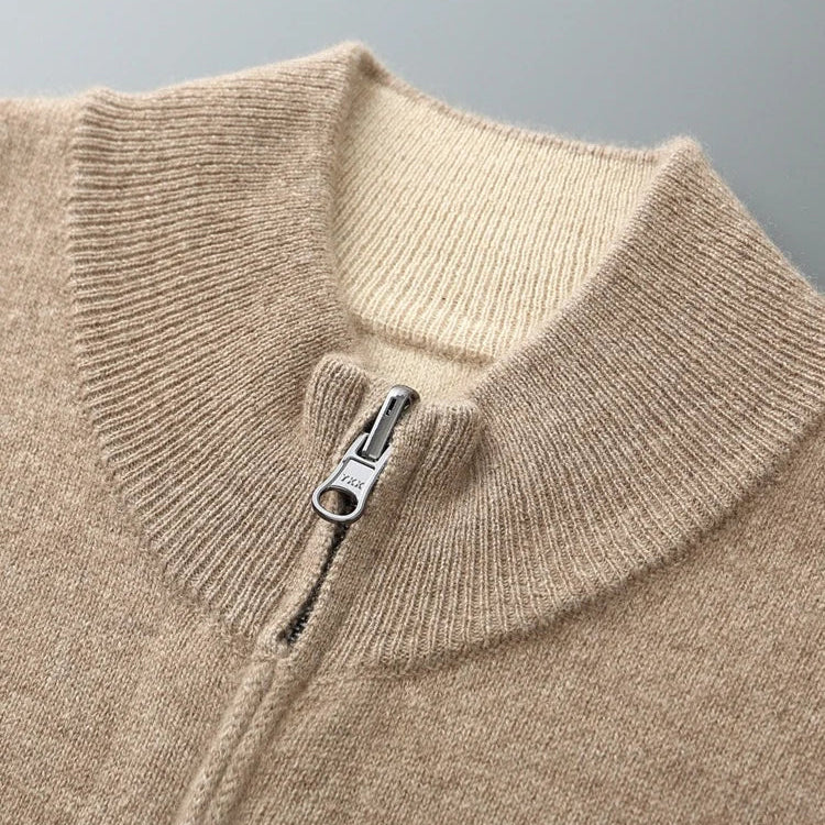 WENTWORTH LONDON | ZIPPERED KNIT CARDIGAN FOR MEN