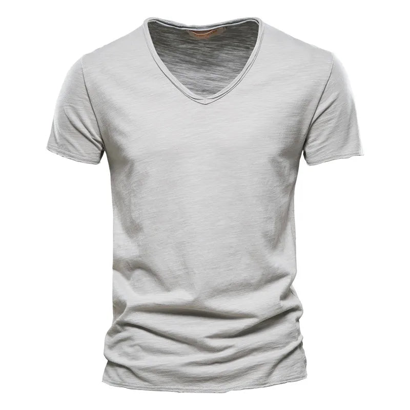 RIBBED SUMMER T-SHIRT FOR MEN