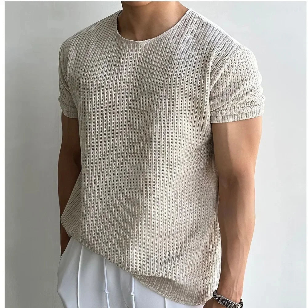 WENTWORTH LONDON | KNIT T-SHIRT FOR MEN