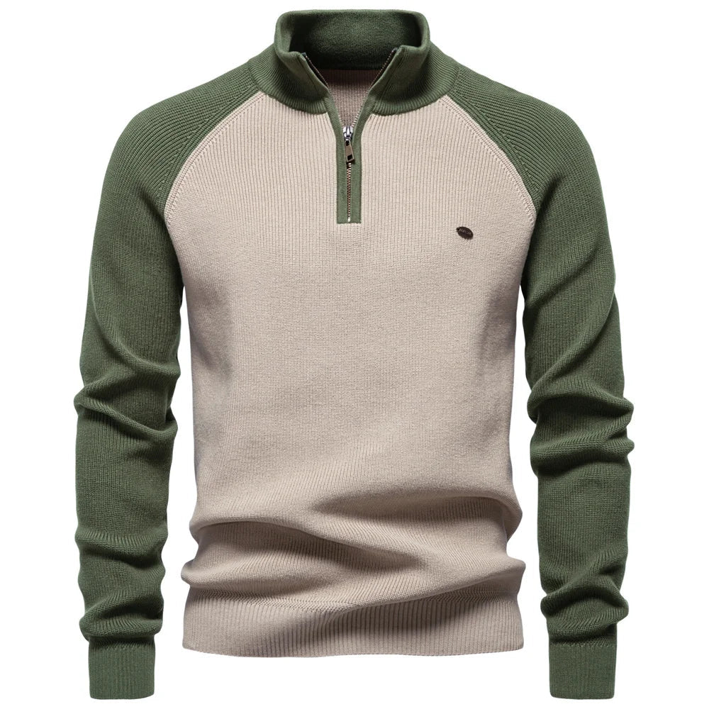 WENTWORTH LONDON | ZIPPERED PULLOVER FOR MEN