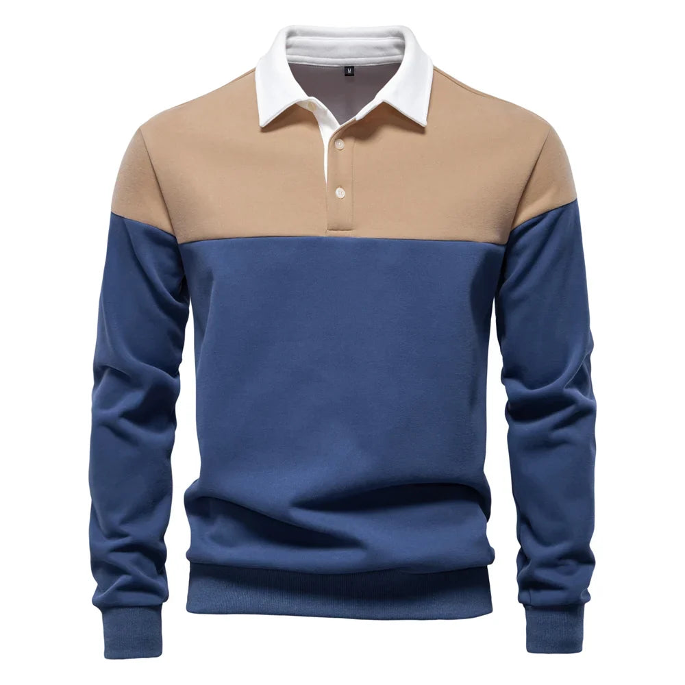 COLLARED POLO SWEATER FOR MEN