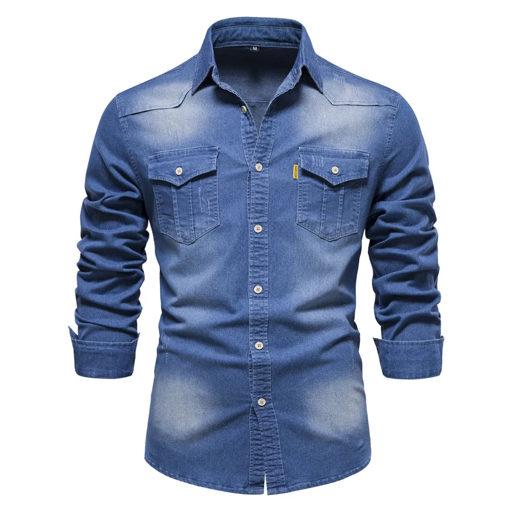 CLASSIC DENIM SHIRT FOR MEN