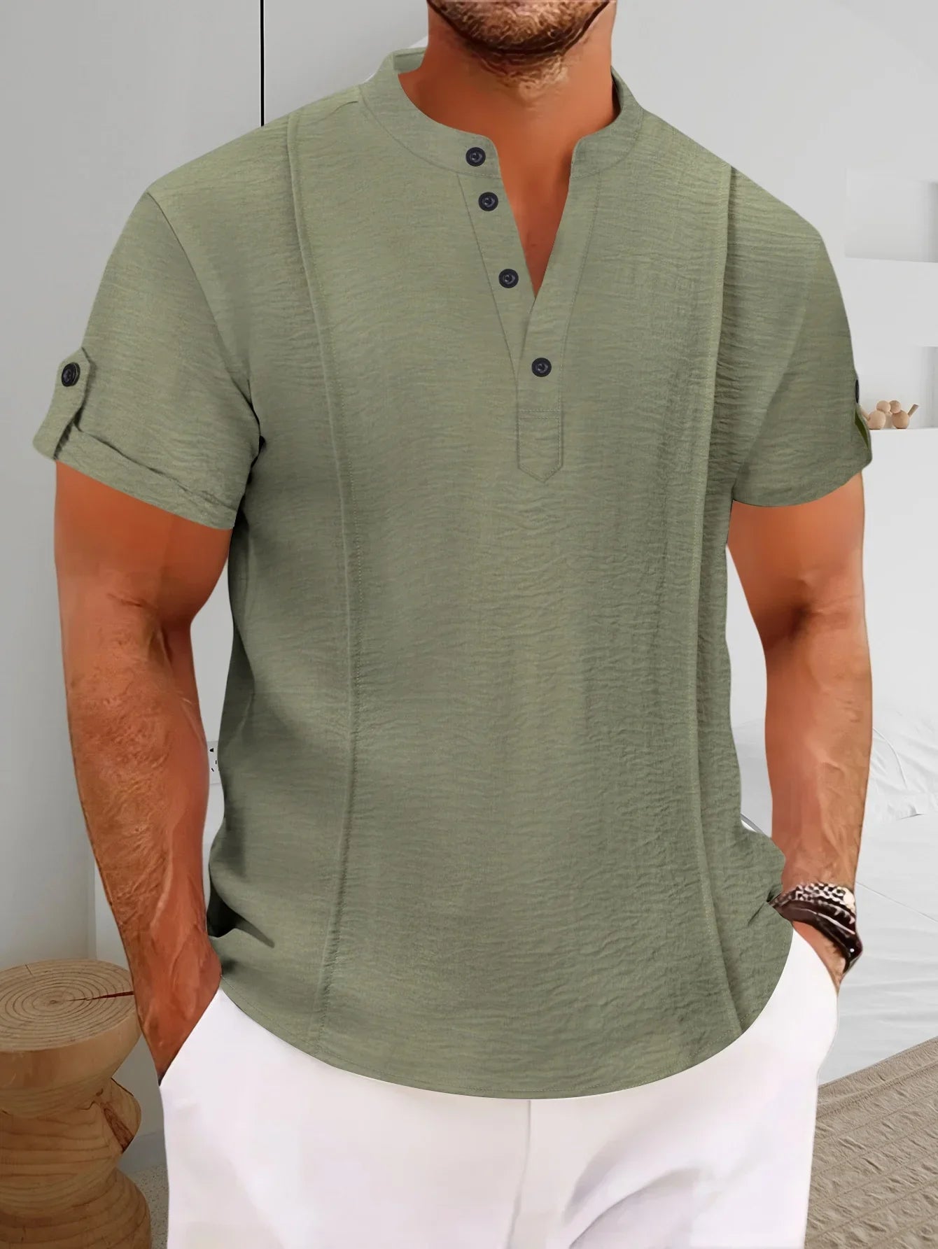 RANGE COLLAR SHIRT FOR MEN
