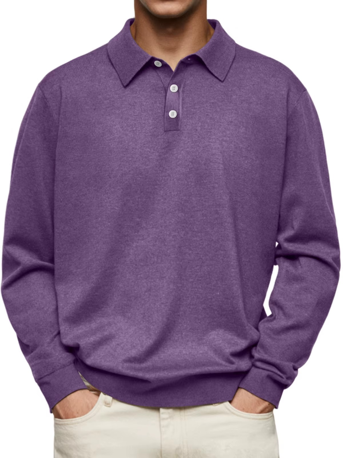 WENTWORTH LONDON | LONG SLEEVE POLO SHIRT FOR MEN
