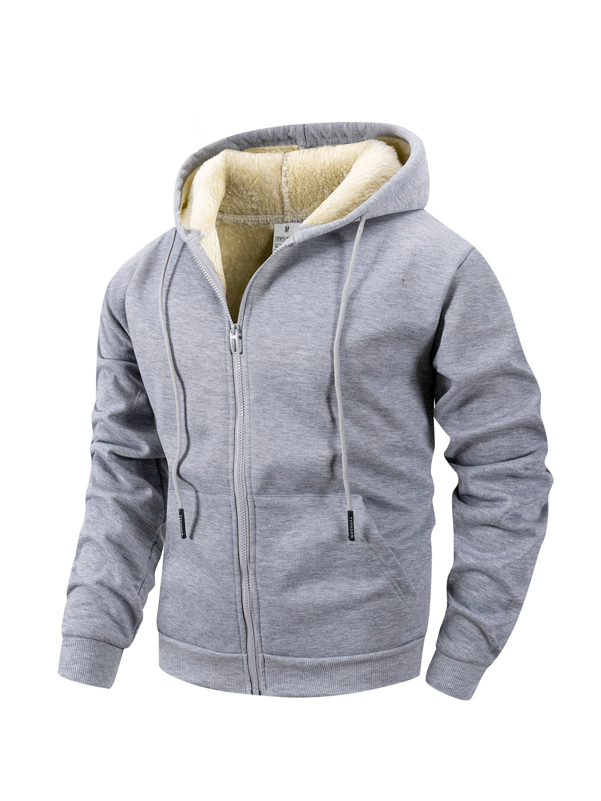 FLEECE ZIPPER HOODIE FOR MEN
