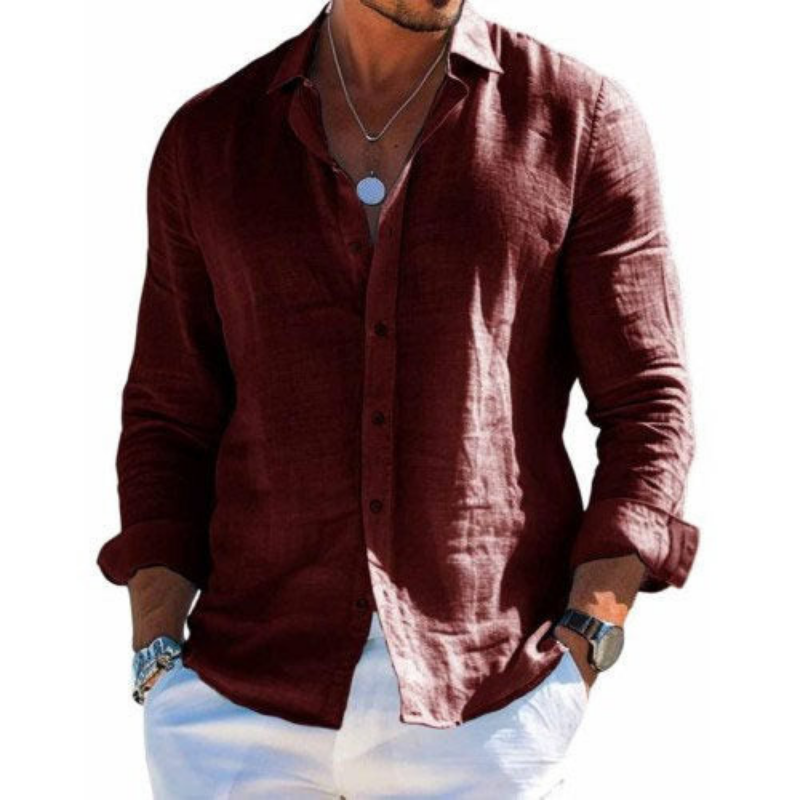 LIGHT LINEN SHIRT FOR MEN