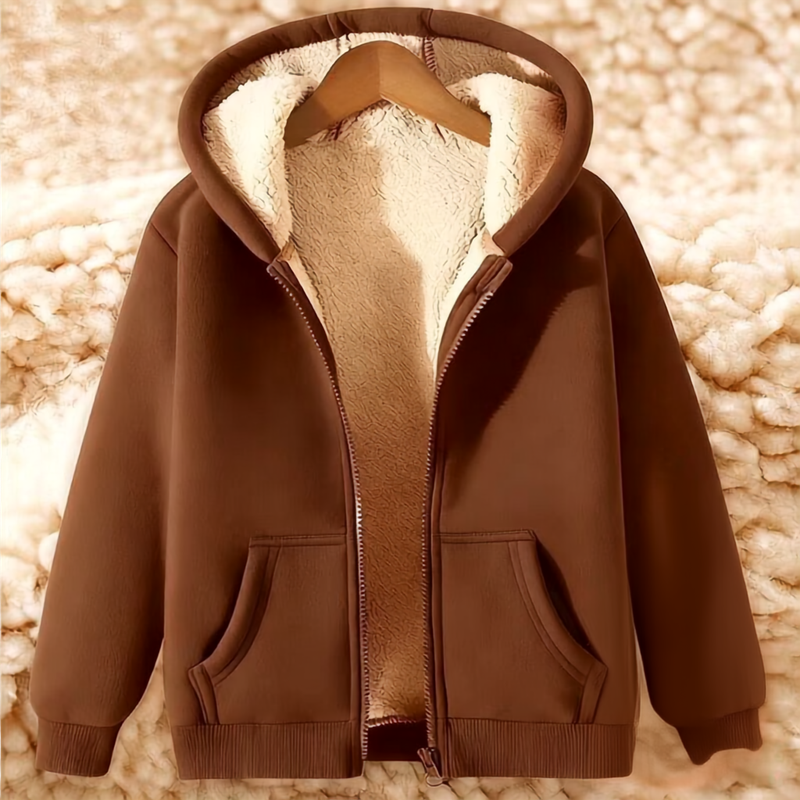 FLEECE ZIPPER HOODIE FOR MEN