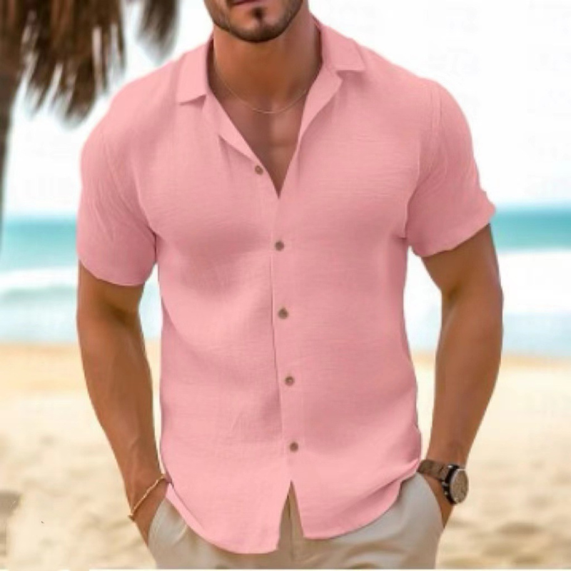 RELAXED COLLAR SHIRT FOR MEN