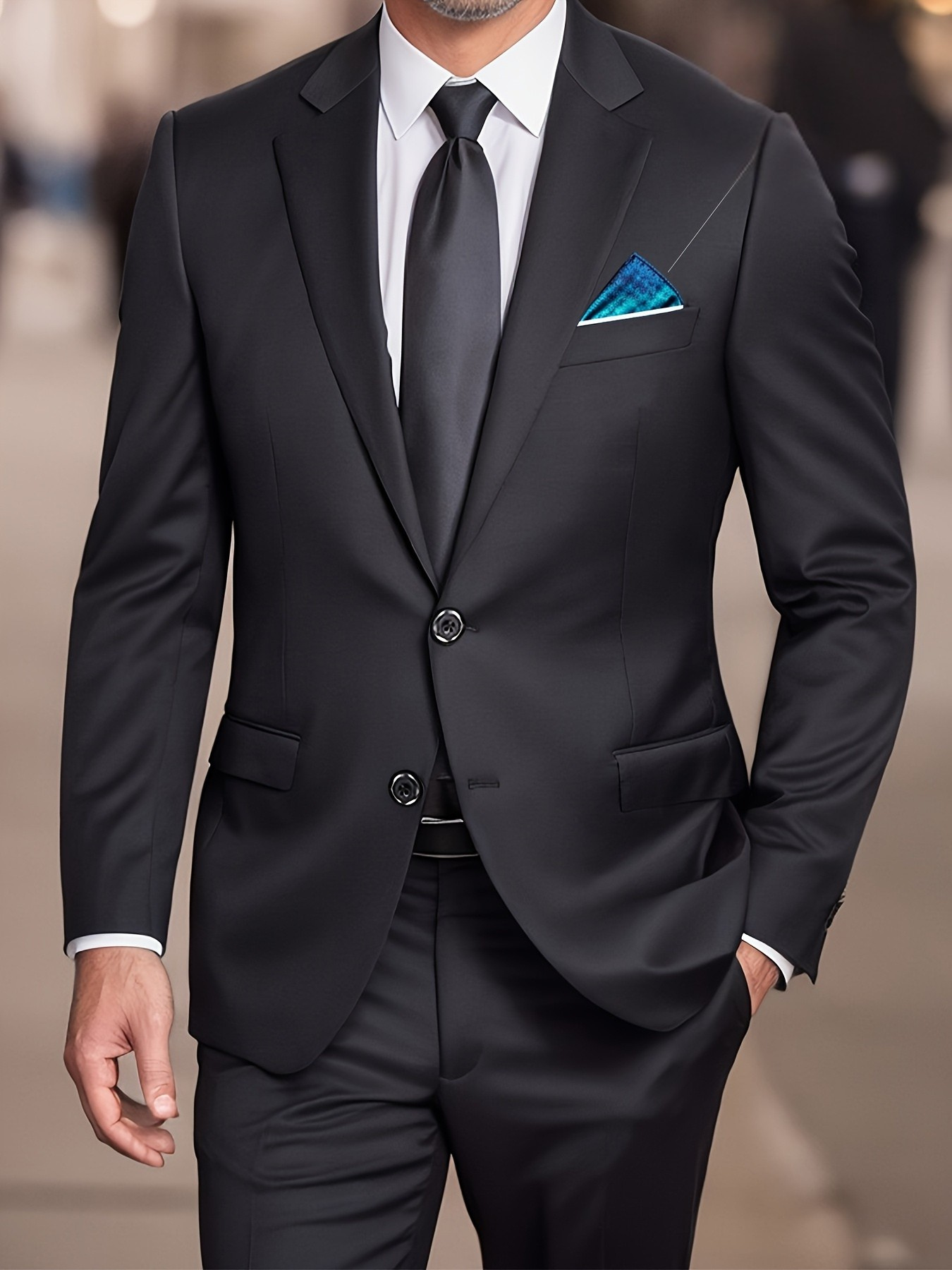 LAPEL WORK SUIT FOR MEN