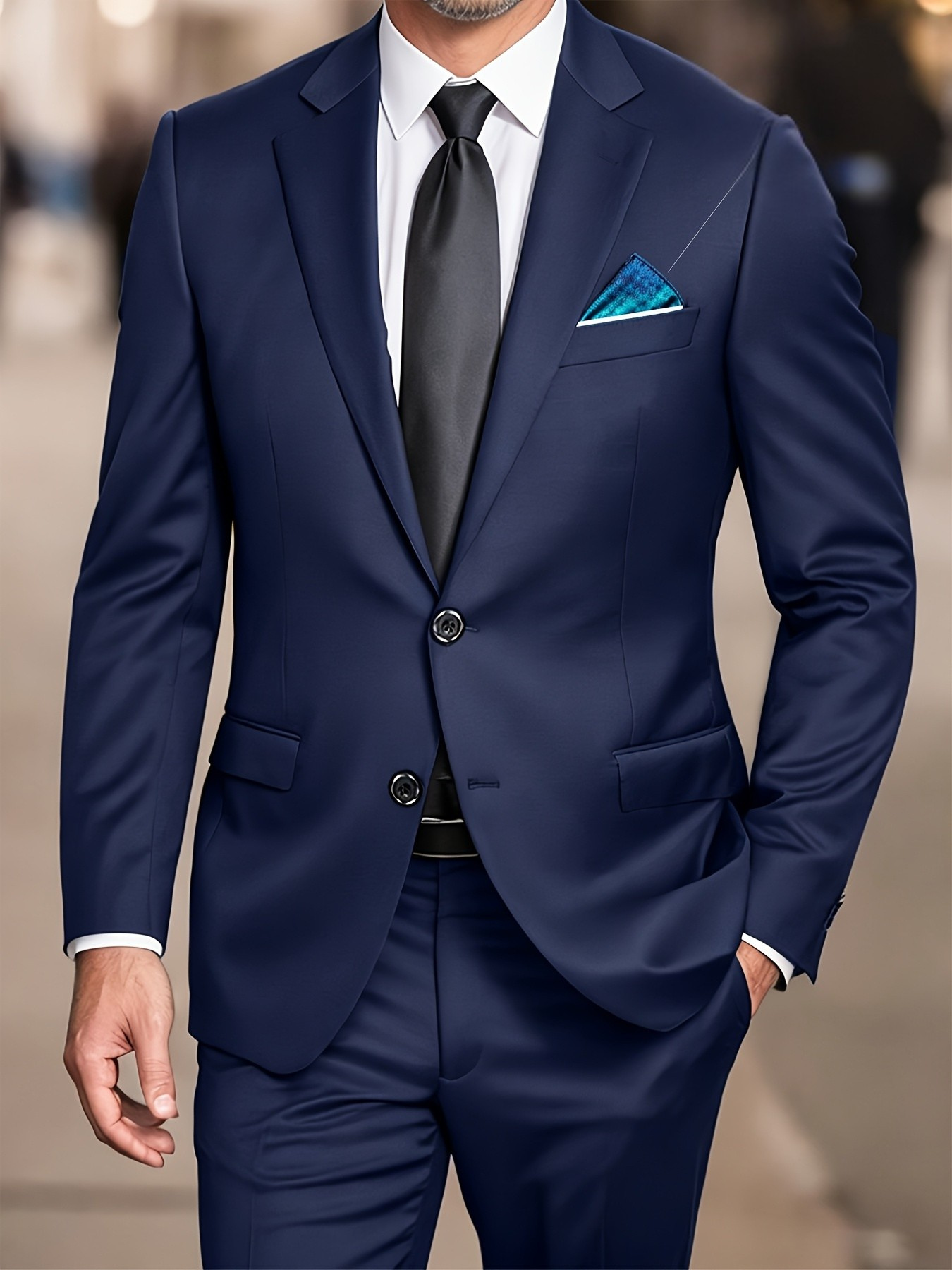 LAPEL WORK SUIT FOR MEN