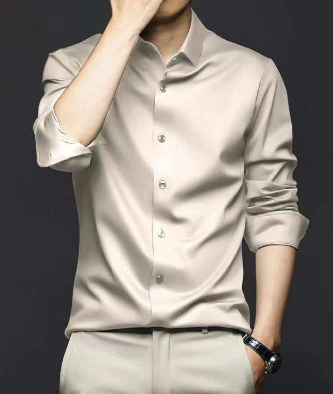 WRINKLE-RESISTANT SHIRT FOR MEN