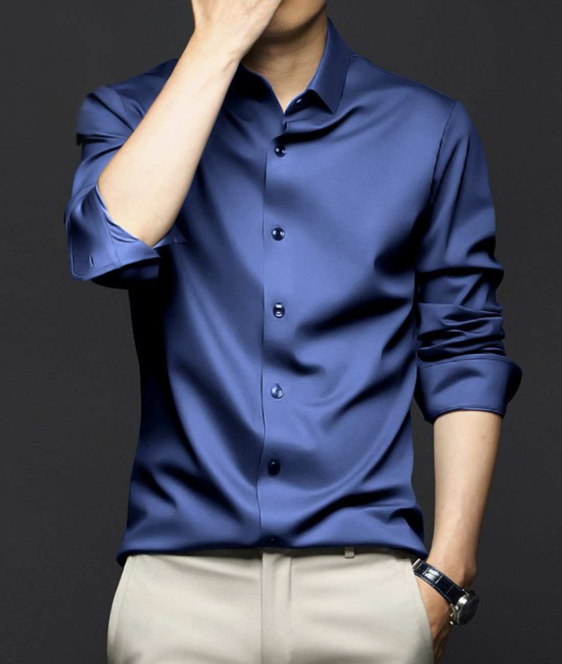 WRINKLE-RESISTANT SHIRT FOR MEN