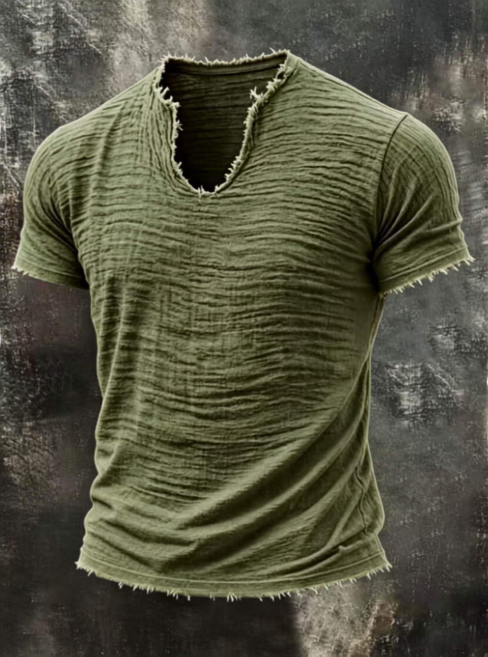 VINTAGE V NECK T-SHIRT FOR MEN