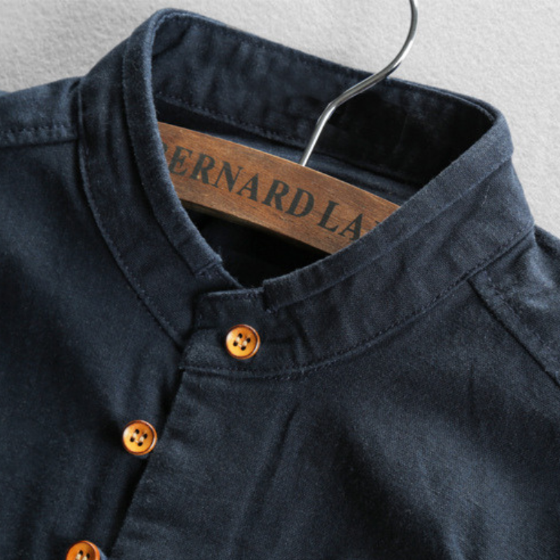 JAPANESE STAND COLLAR SHIRT FOR MEN