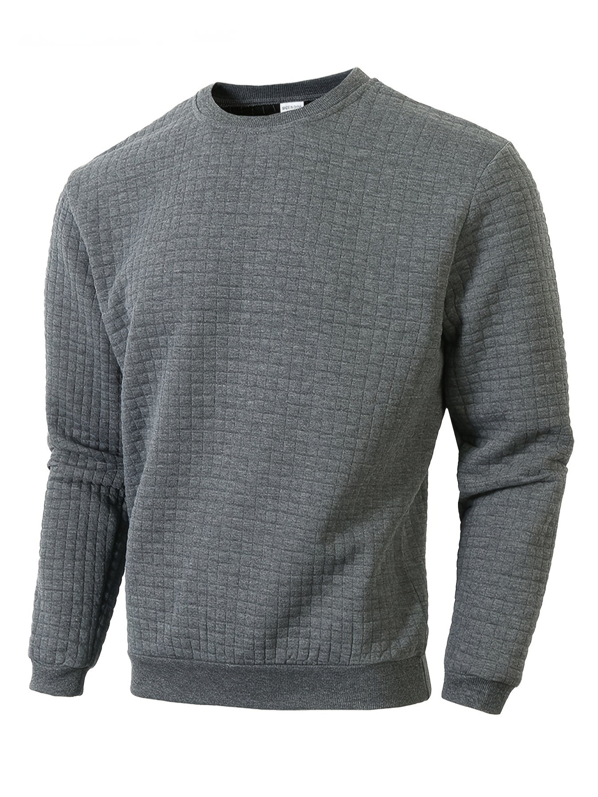 PLAID KNIT PULLOVER FOR MEN