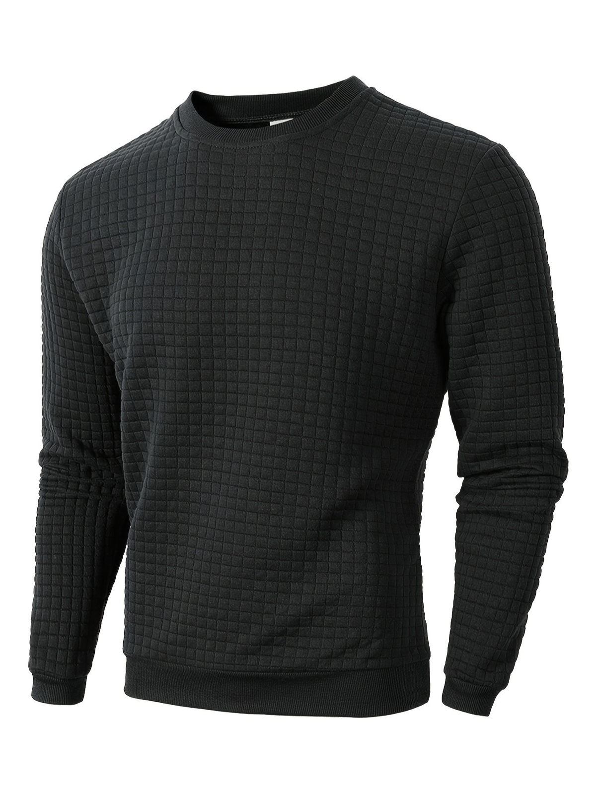 PLAID KNIT PULLOVER FOR MEN